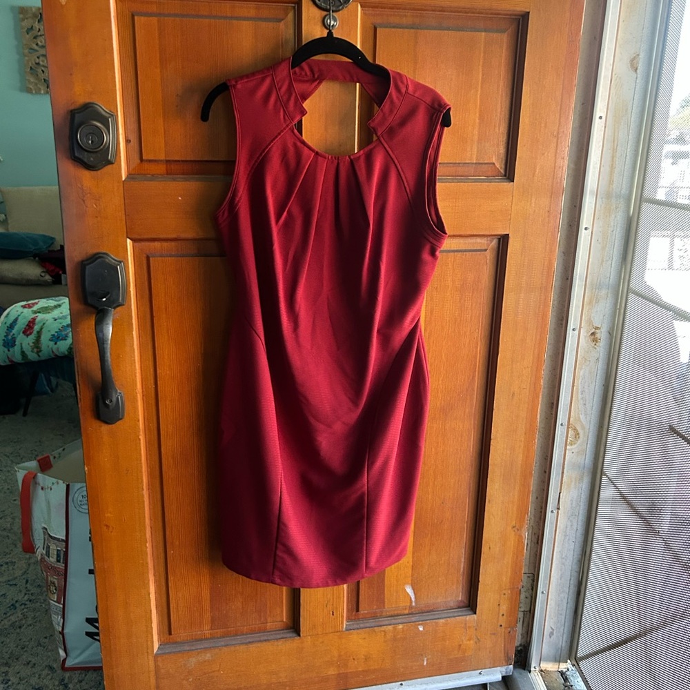 Kardashian Kollection Burgundy Mini Dress